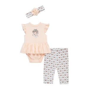 Little Me Ballet Bodysuit Pant Headband